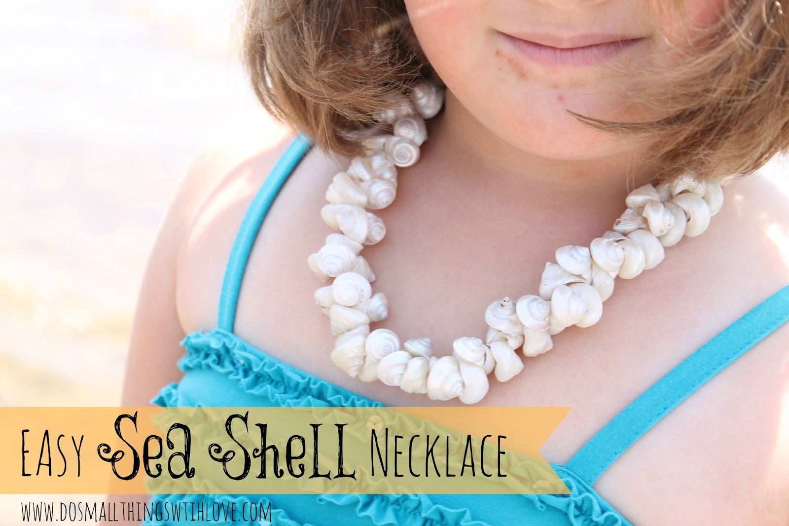 Making hot sale seashell jewelry