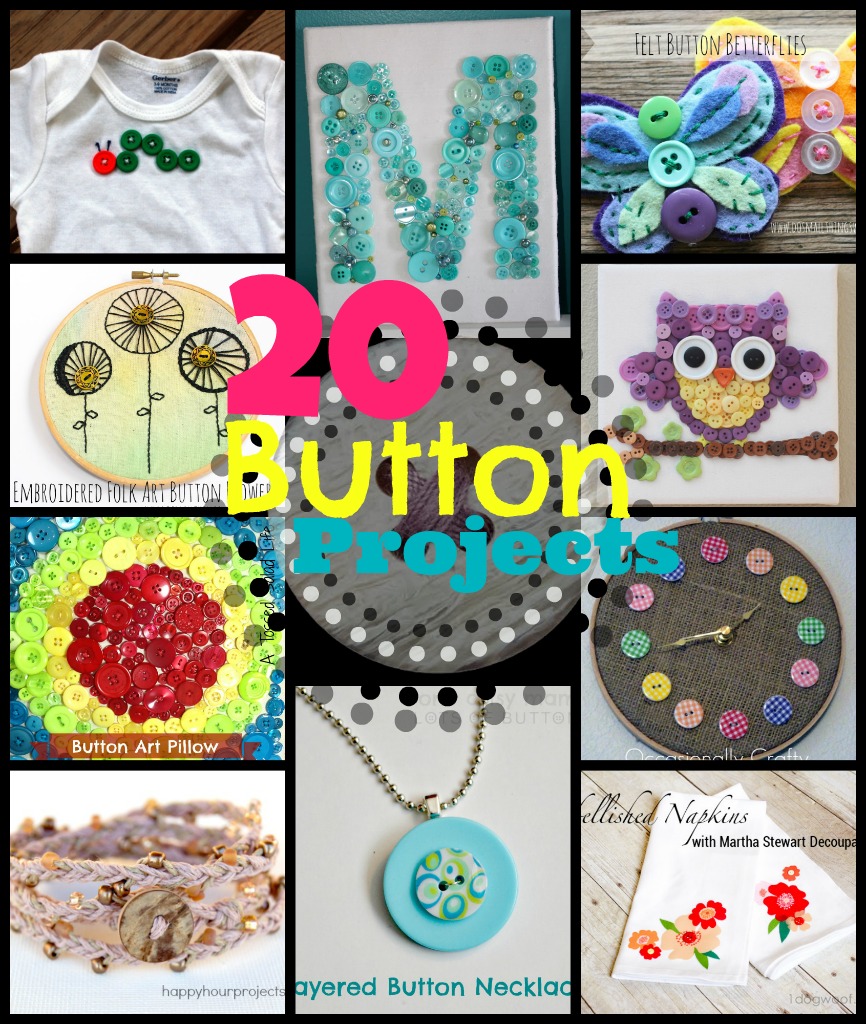 20 Creative Button Projects - Catholic Sprouts