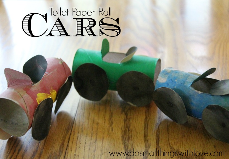 toilet paper roll car crafts