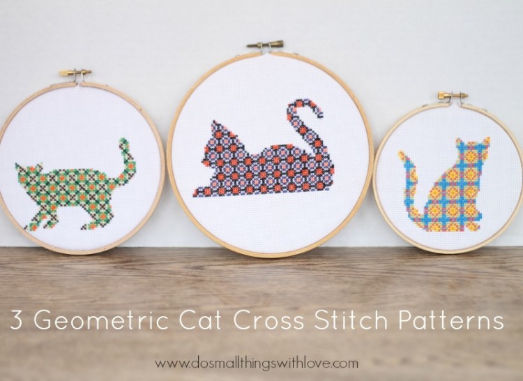 Cat Cross Stitch Patterns - Catholic Sprouts