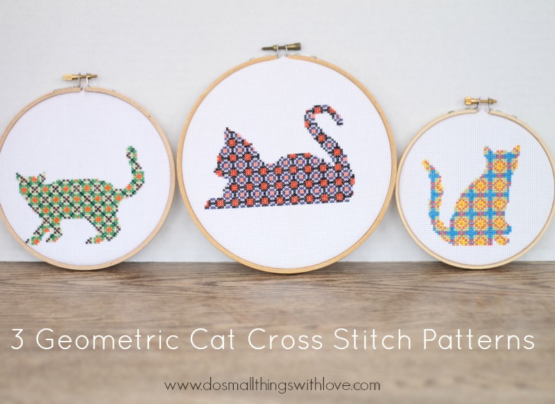 Cat Cross Stitch Patterns - Catholic Sprouts