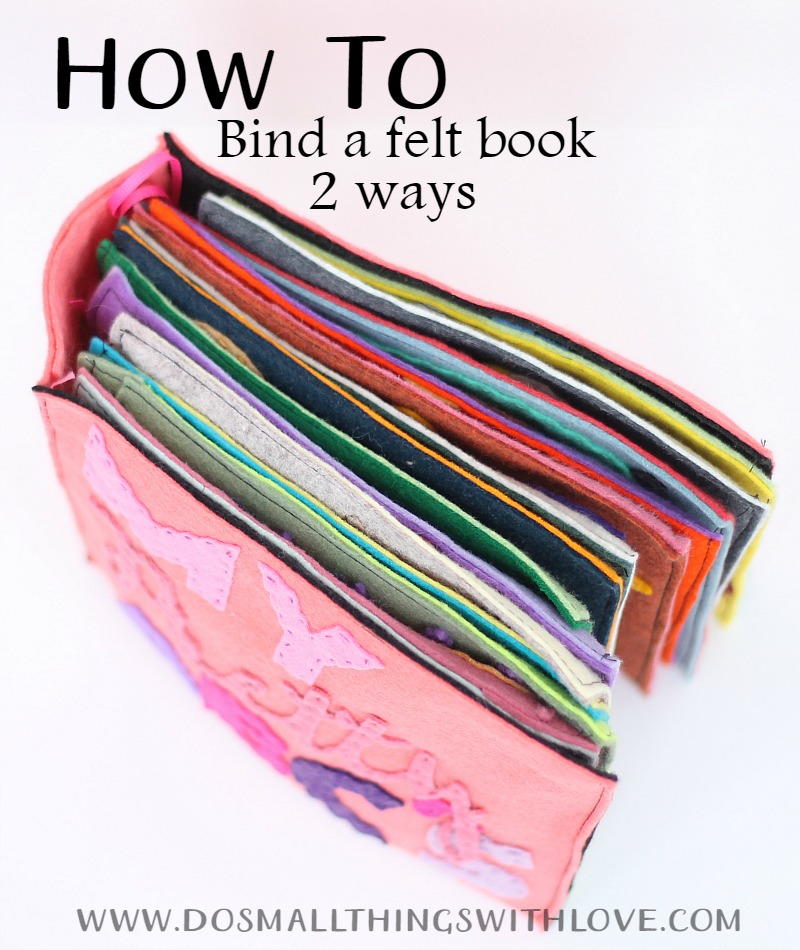 How To Bind A Felt Book 2 Ways Catholic Sprouts