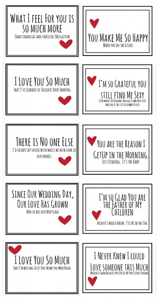 Realist Valentines For Your Husband | Catholic Sprouts