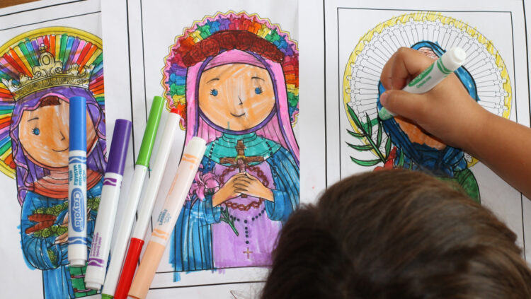 catholic coloring pages for kids