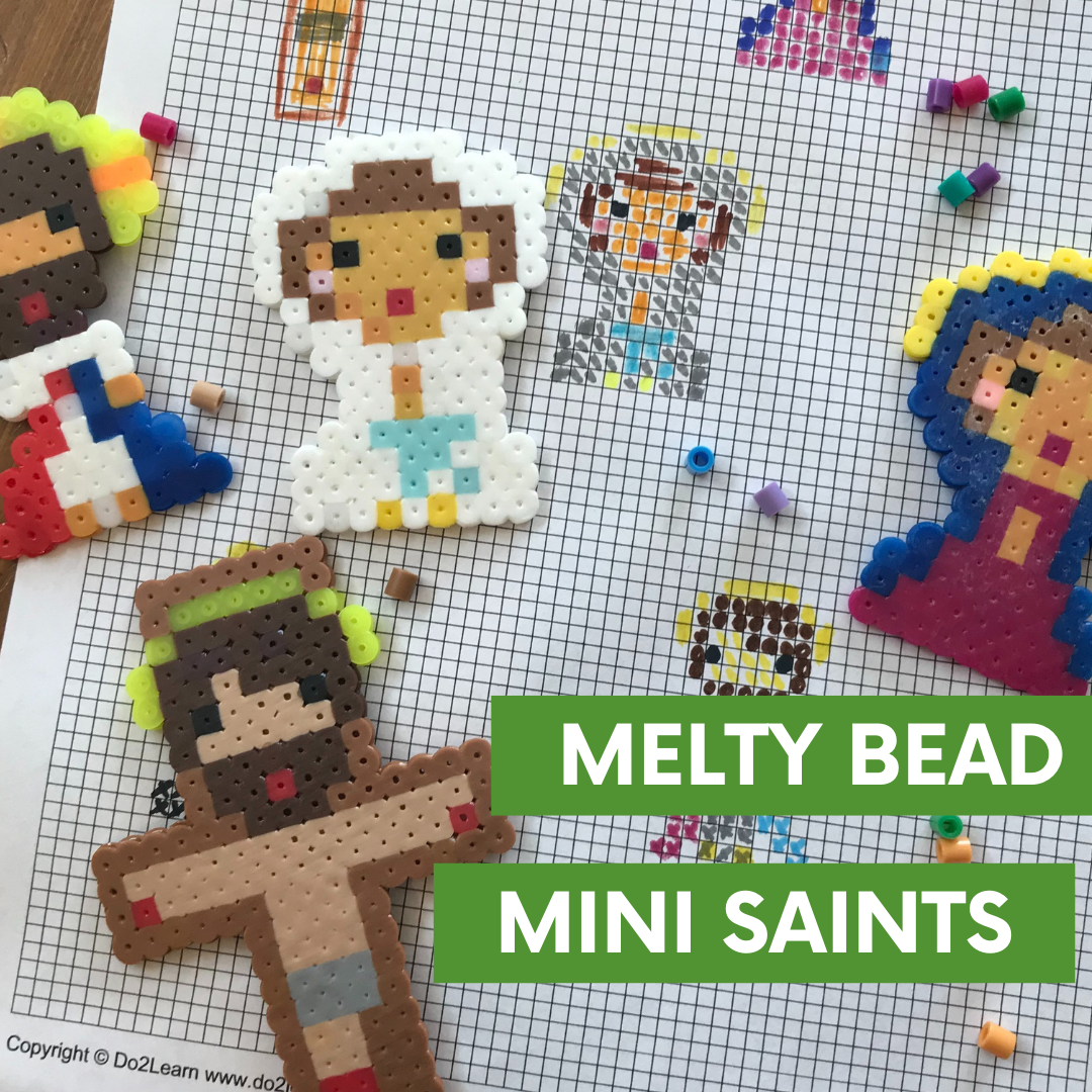 Melty Bead Mini Saints - Catholic Sprouts