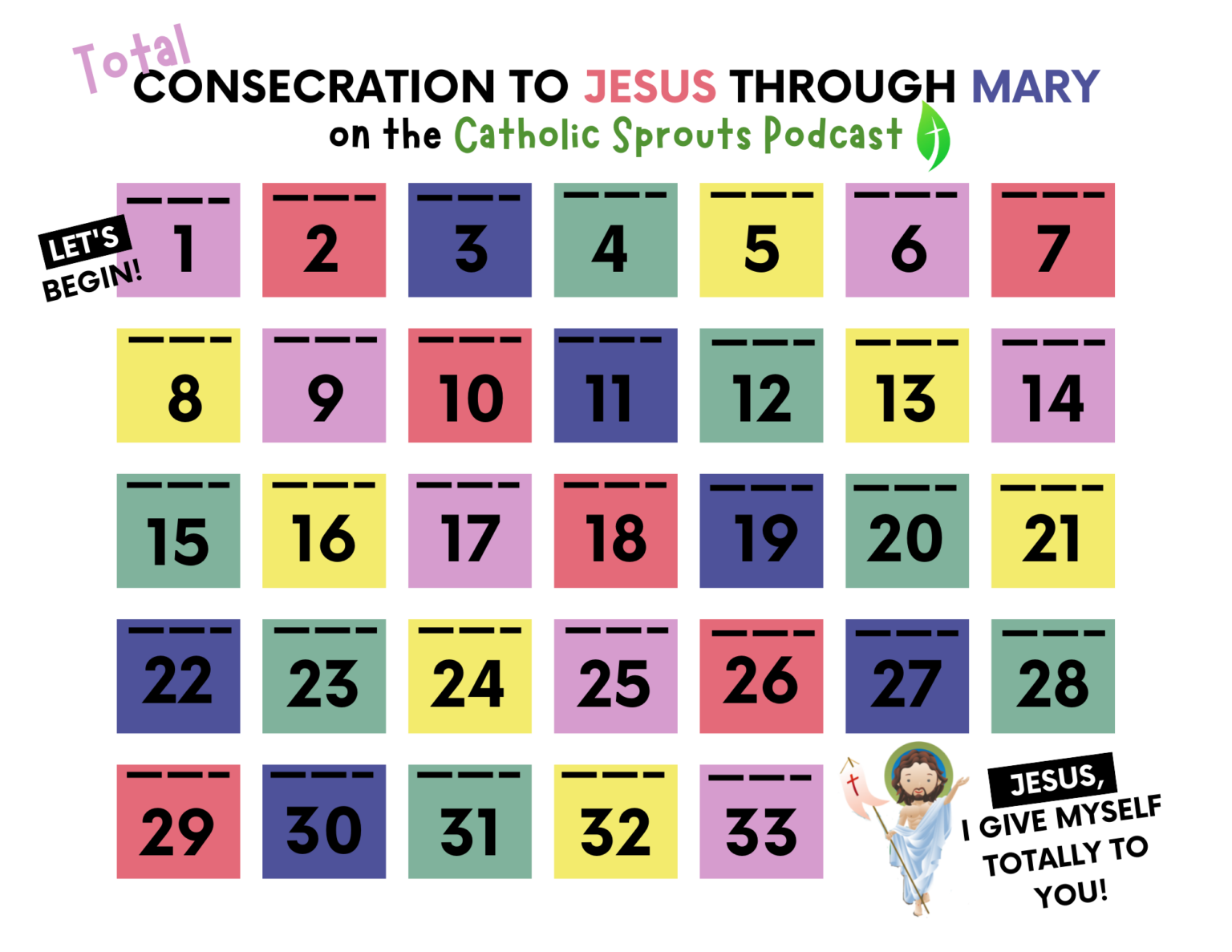 Total Consecration To Jesus Through Mary | Catholic Sprouts