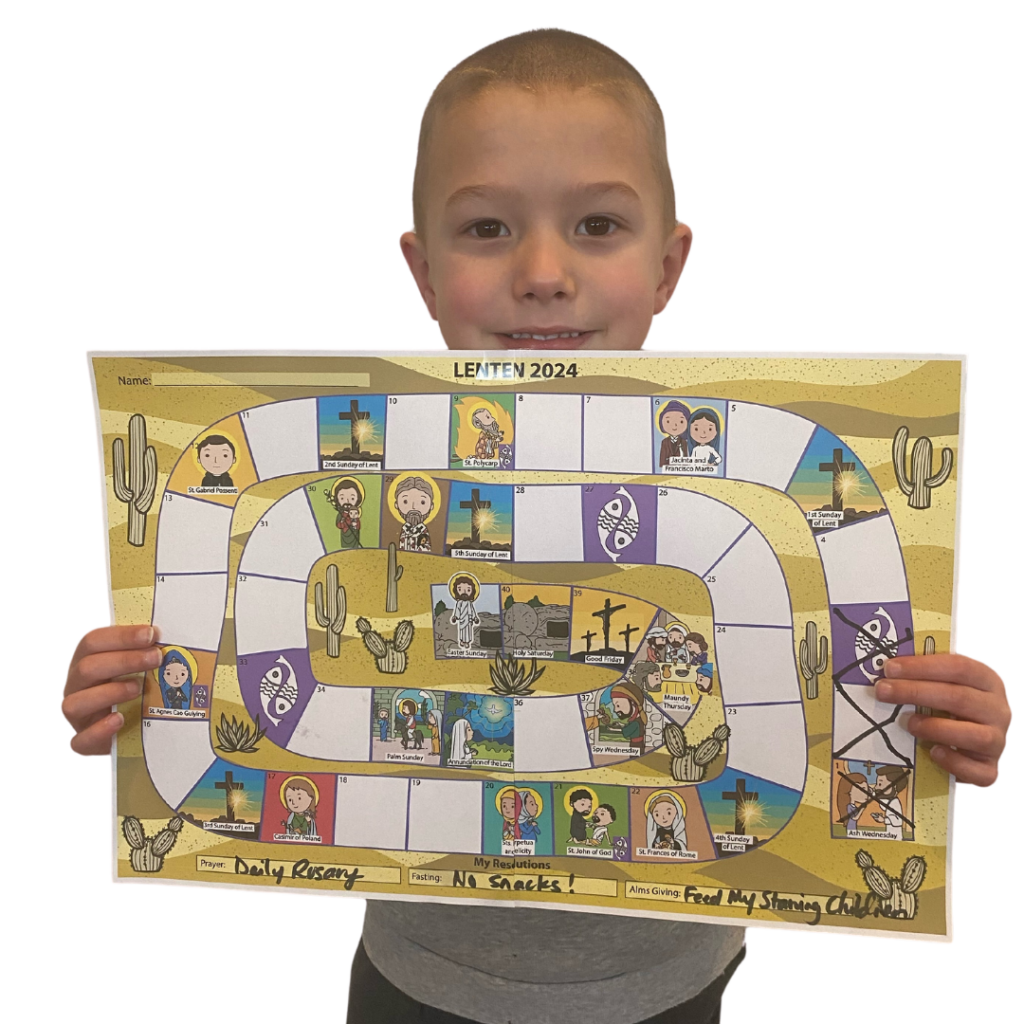 Free Lenten Map For Catholic Kids | Catholic Sprouts