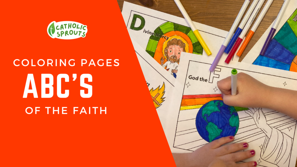 ABC's of the Faith Coloring Pages Catholic