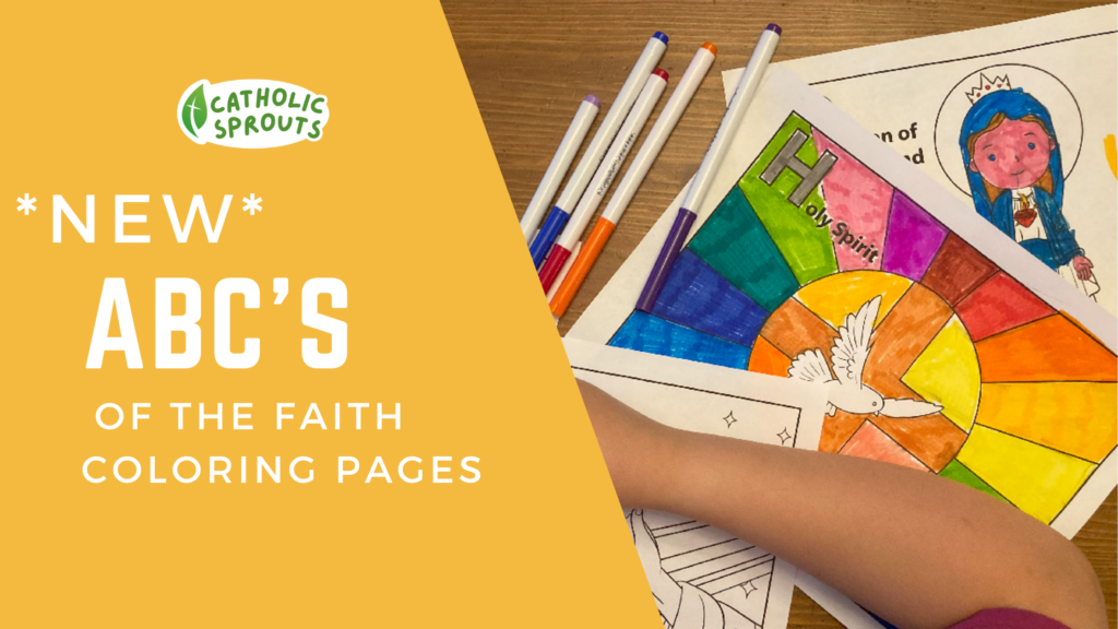 ABC's of the Faith Coloring Pages Catholic *NEW* Version