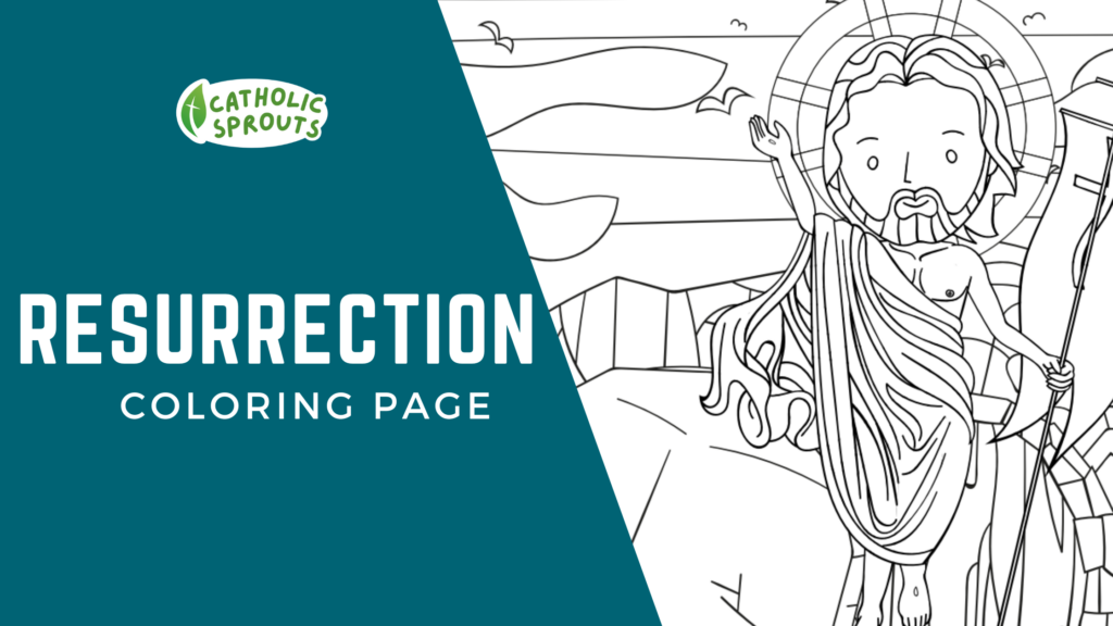 Resurrection Coloring Page