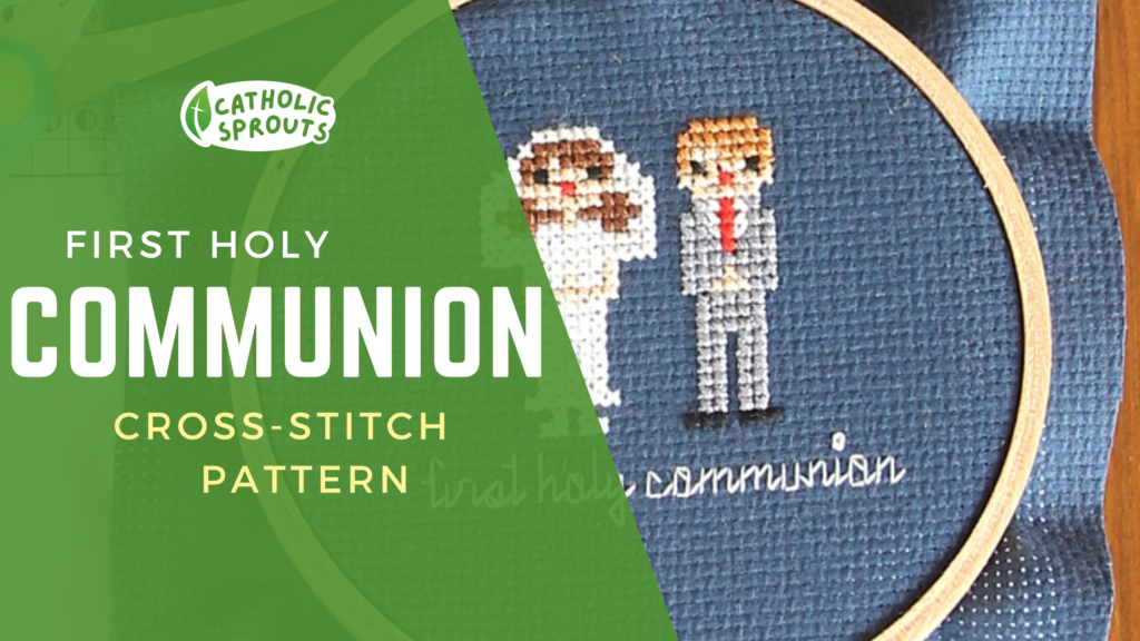 First Holy Communion Cross-Stitch Pattern