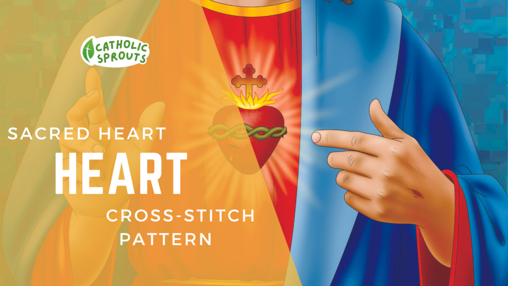 Sacred Heart Cross-Stitch Pattern