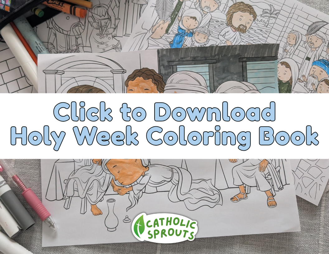 Printable Holy Week Coloring Book | Catholic Sprouts